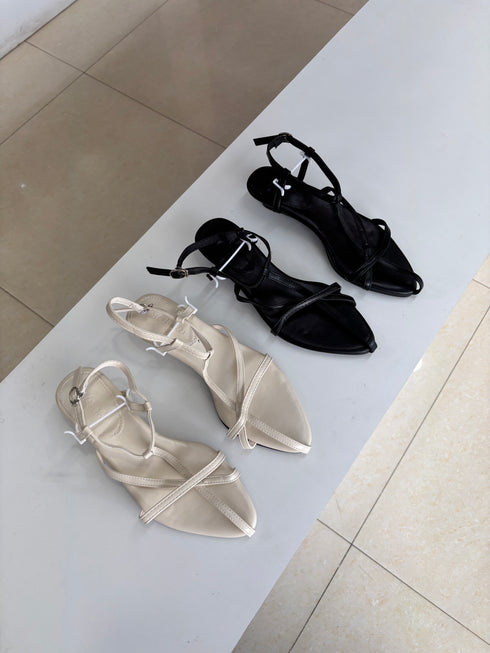 Ankle Buckle Straps Open Toe